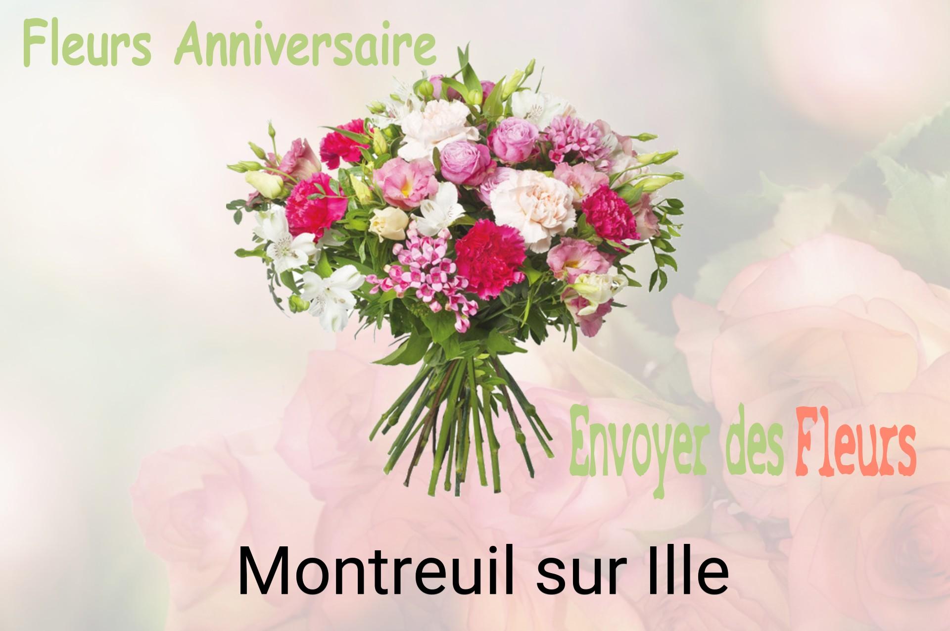 Bouquet de fleurs d’anniversaire livré à Montreuil-sur-Ille