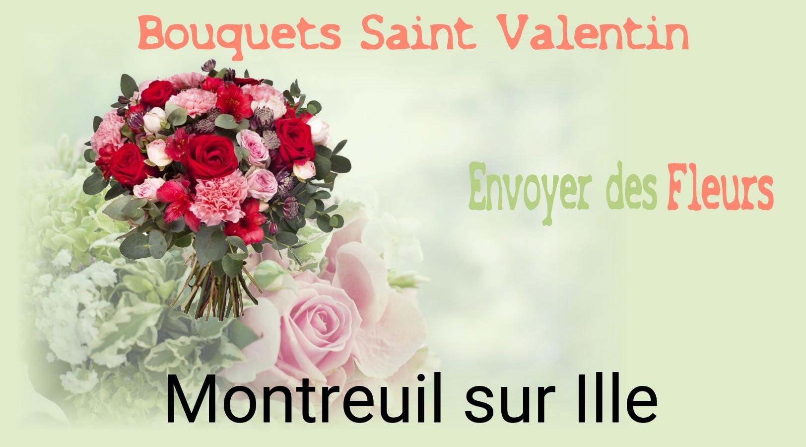 Roses de Saint-Valentin livrées à Montreuil-sur-Ille
